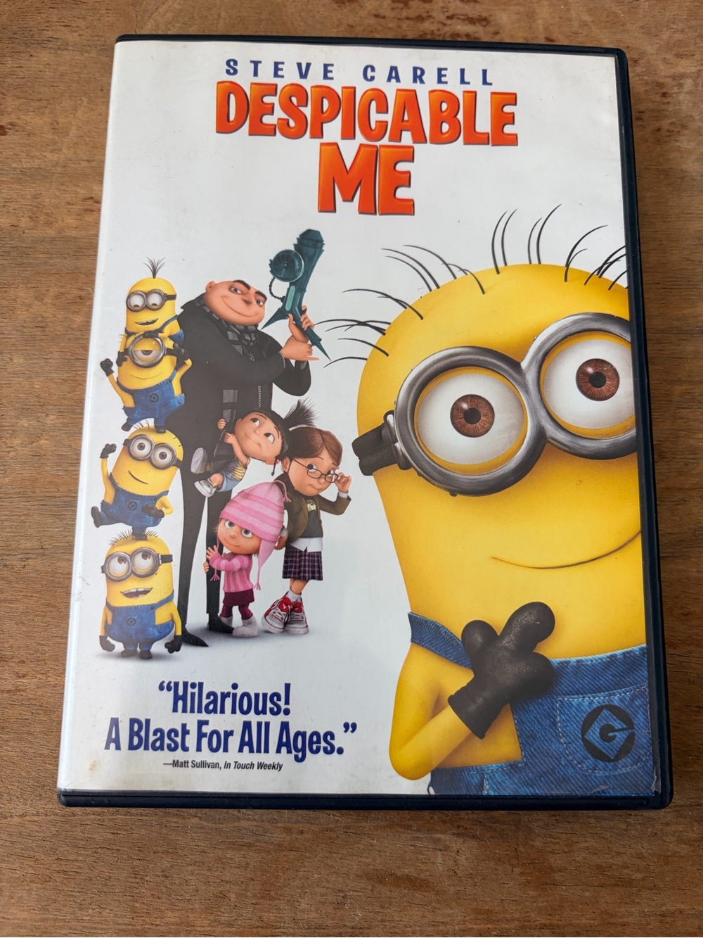 Despicable Me DVD Steve Carell Minions Animated Family Movie